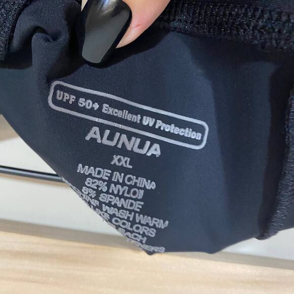 Aunua Black Swimskirt with Built In Shorts Modest Plus Size XXL - Picture 4 of 5